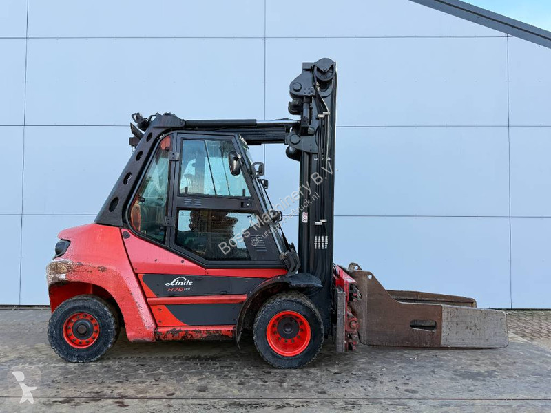Empilhador elevador Linde H70D - Side Shift /...