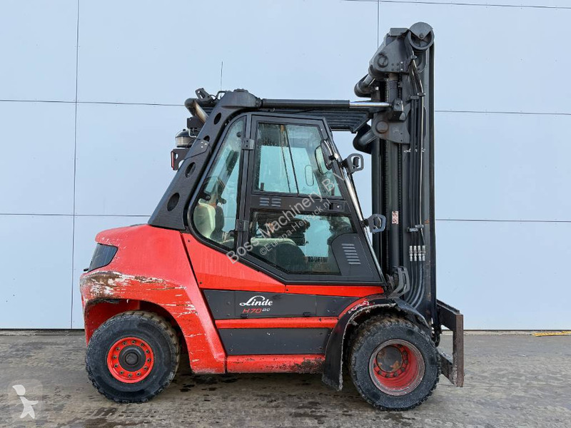 Empilhador elevador Linde H70D-03 - Side Shift...