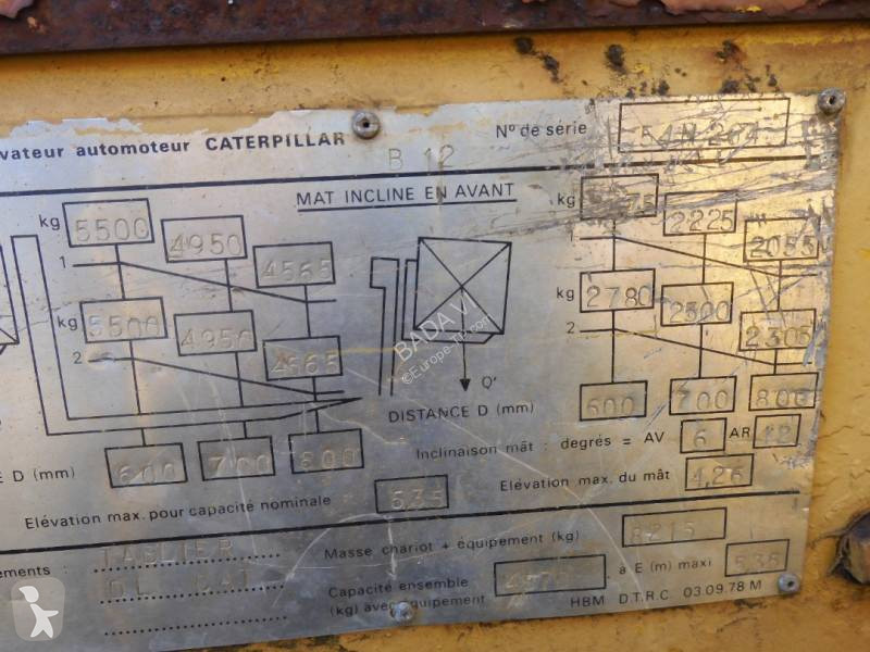 Caterpillar  Gabelstapler