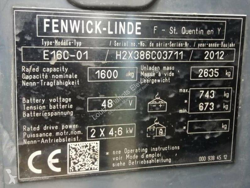 Chariot élévateur Fenwick  E16C-01
