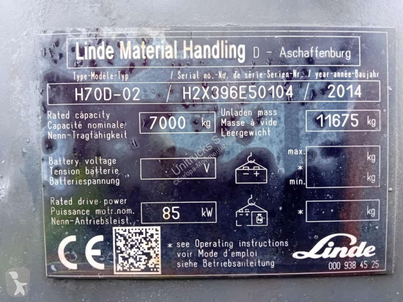 Vysokozdvižný vozík Linde H70D-02