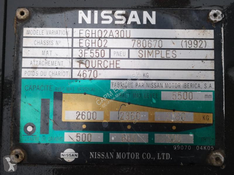 Heftruck Nissan  EGH02A30U