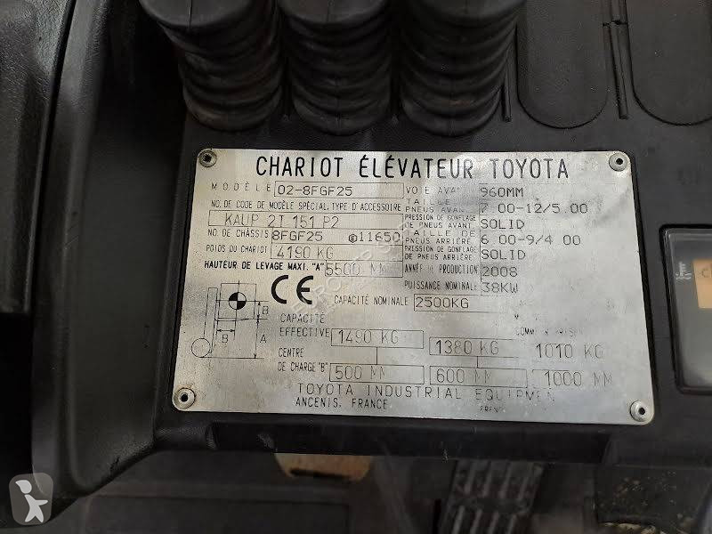 Stivuitor Toyota 02-8FGF25