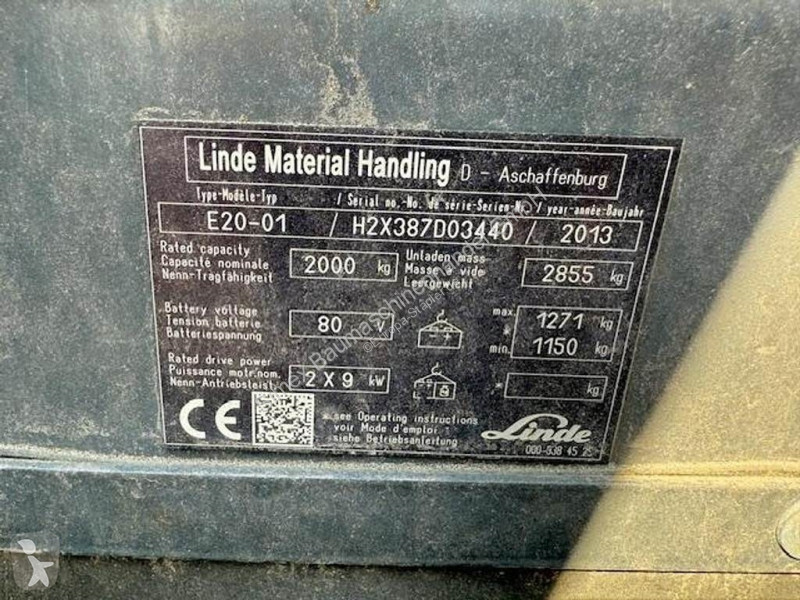 Stivuitor Linde E20-01