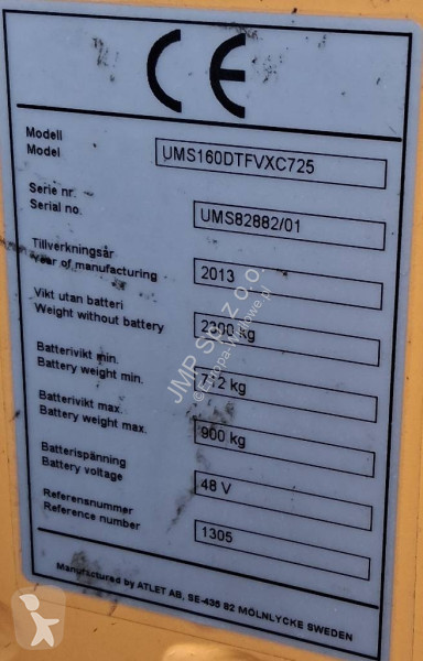 Heftruck Unicarriers UMS 160 DTFVXC725
