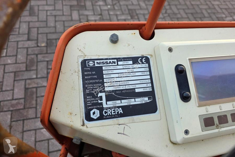 رافعة شوكية Nissan JHCO1L18HU As-Is, Electric,...