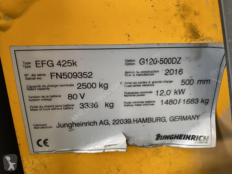 رافعة شوكية Jungheinrich 425K