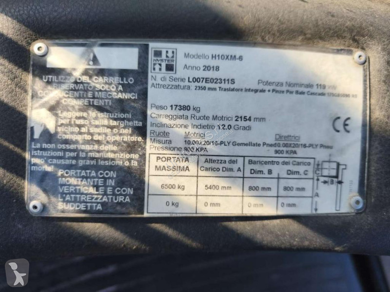 رافعة شوكية Hyster H10.00XM6