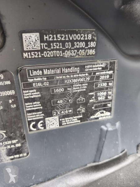 Автопогрузчик Linde E16L02