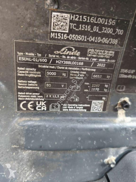 Carrello elevatore Linde E50HL01/600