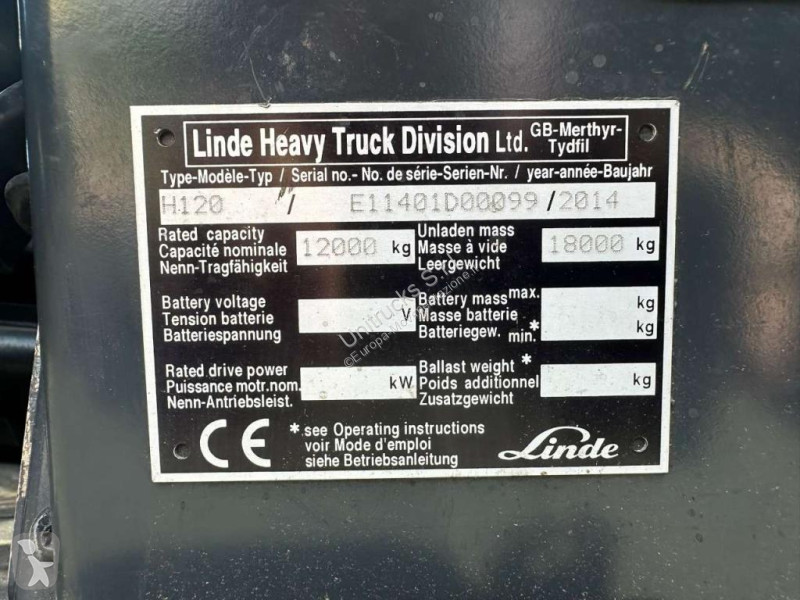 رافعة شوكية Linde H120D