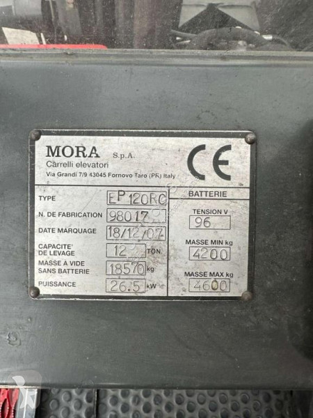 Vysokozdvižný vozík Mora EP120RC