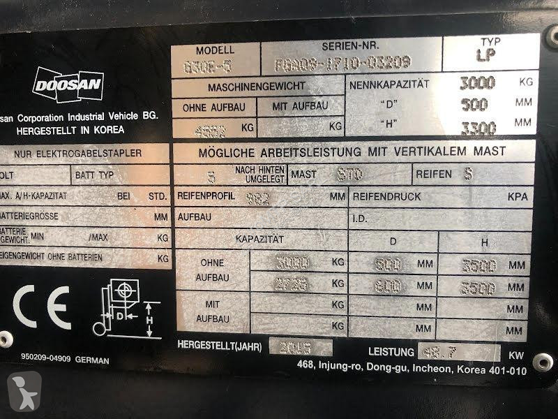Vysokozdvižný vozík Doosan
