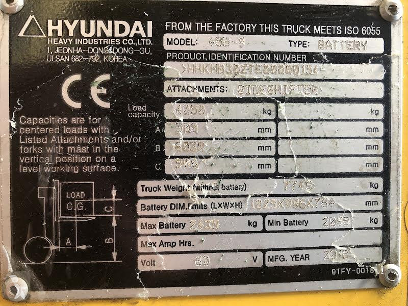 رافعة شوكية Hyundai