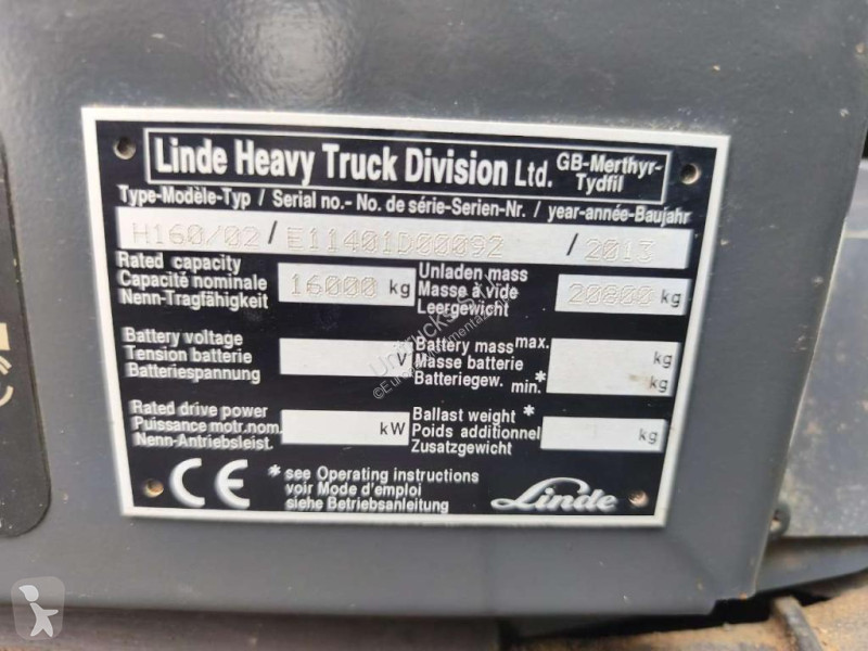 رافعة شوكية Linde H160D-02