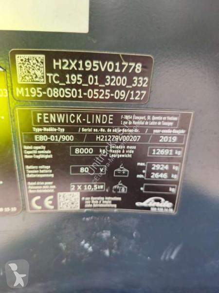 Carretilla elevadora Linde E8001/900