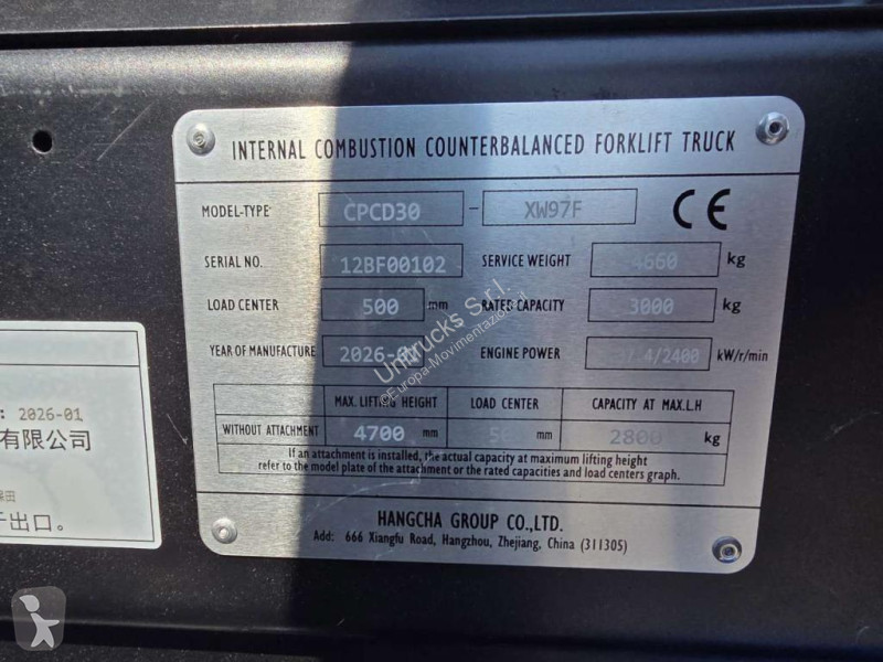 Кар Hangcha CPCD30-XW97F