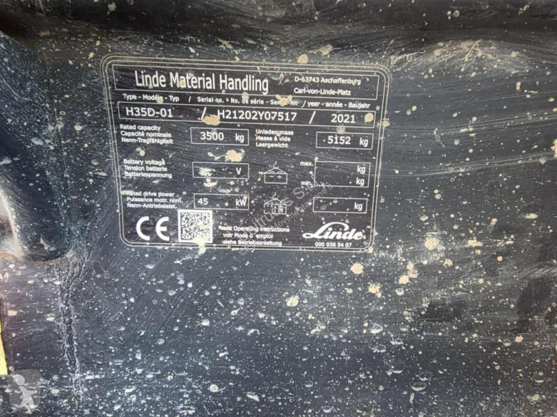 رافعة شوكية Linde H35D-01