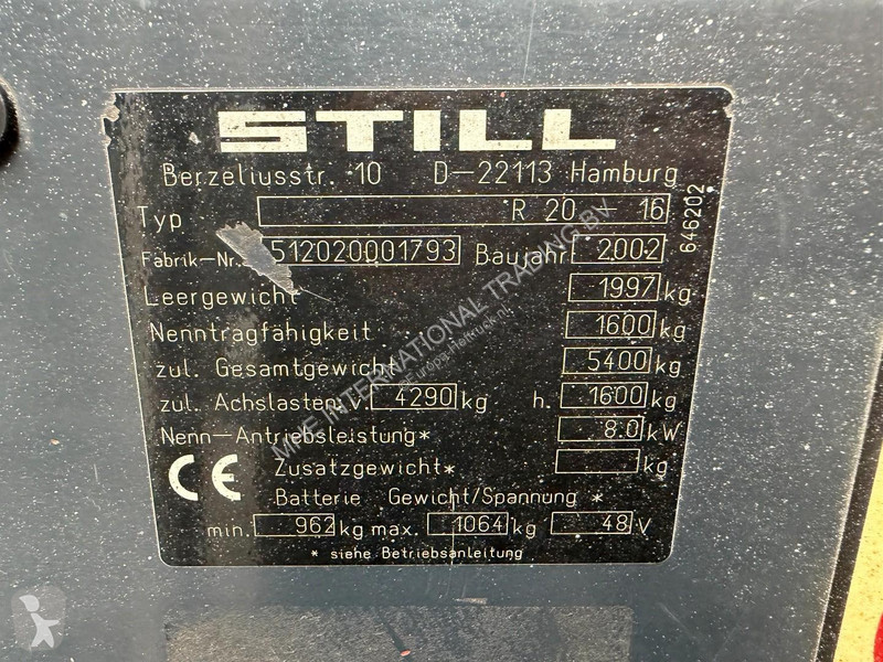 Heftruck Still R20-16