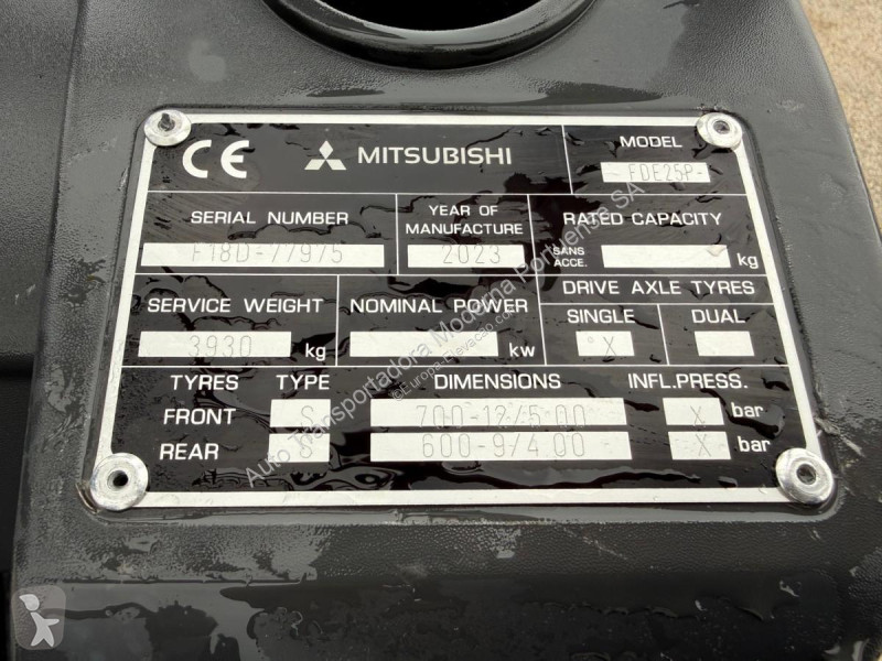 Carretilla elevadora Mitsubishi  FDE 25