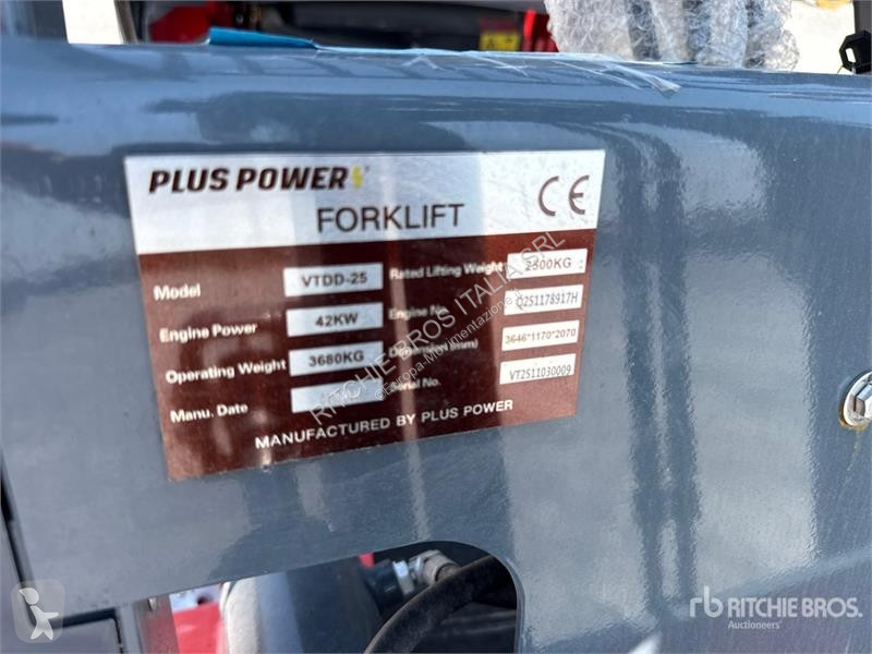 Chariot élévateur Plus Power VTDD 25