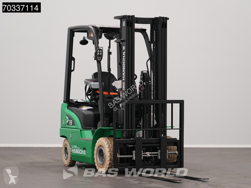 可升降式叉车 Hangcha CPD18 Electric Li-ion Forklift -...