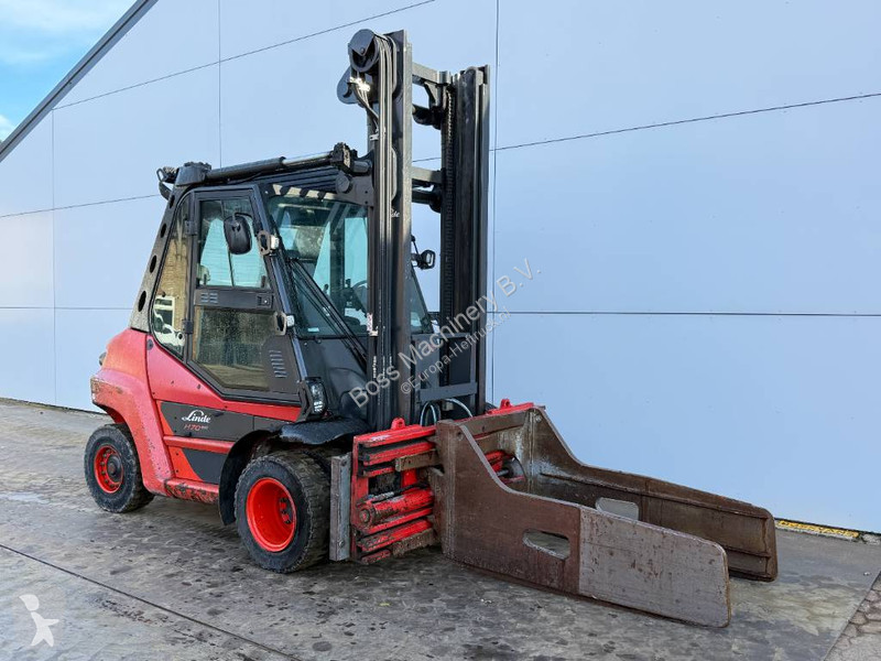 Empilhador elevador Linde H70D - Side Shift /...