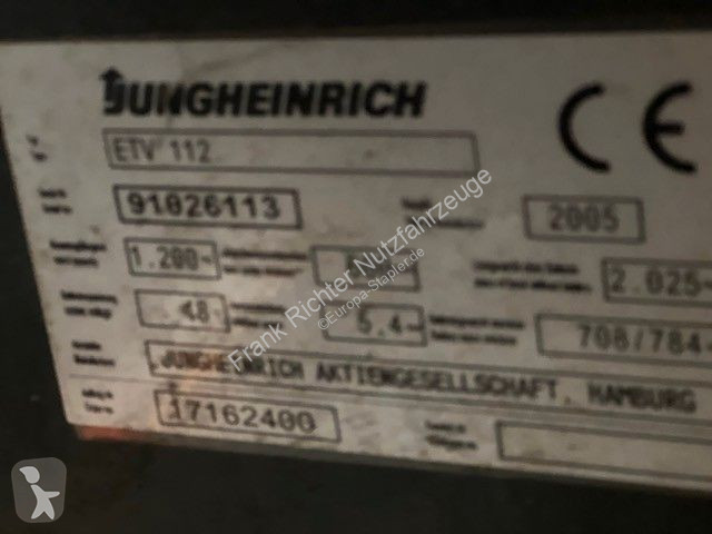 Heftruck Jungheinrich elektro Stapler, Hubhöhe...