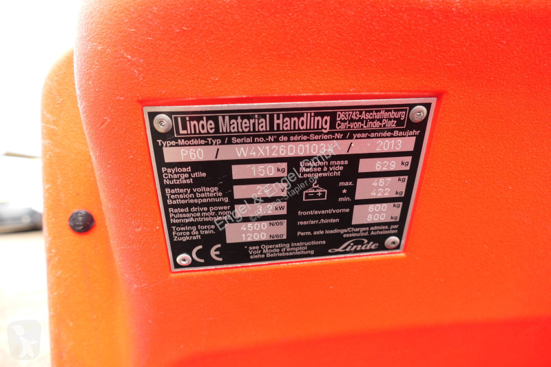 Electrocar Linde P 60 Z Schlepper Batterie 21/2020