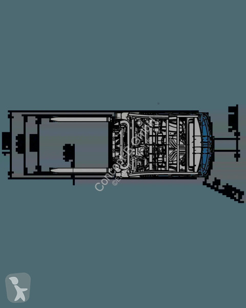 رافعة شوكية Toyota 8FBE16T - FSW 4500