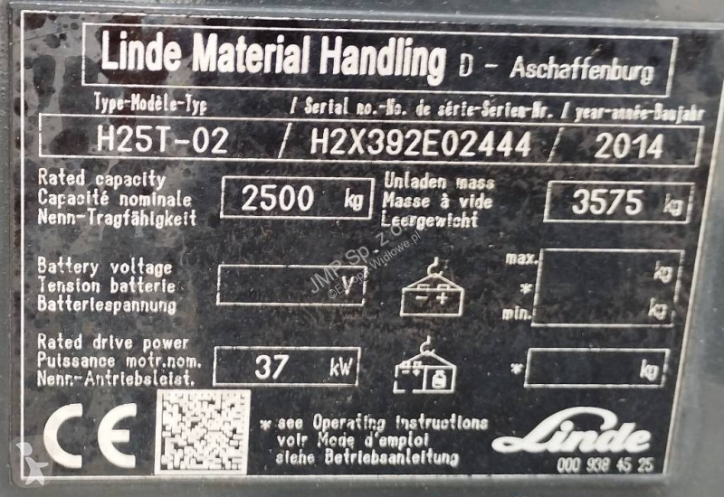 Carrello elevatore Linde H 25 T - 02