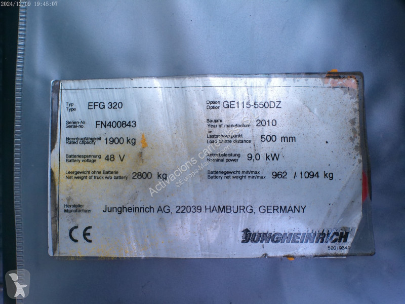 Heftruck Jungheinrich 550 DZ