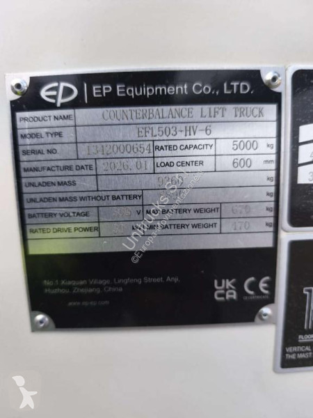 رافعة شوكية EP EFL503-HV-6