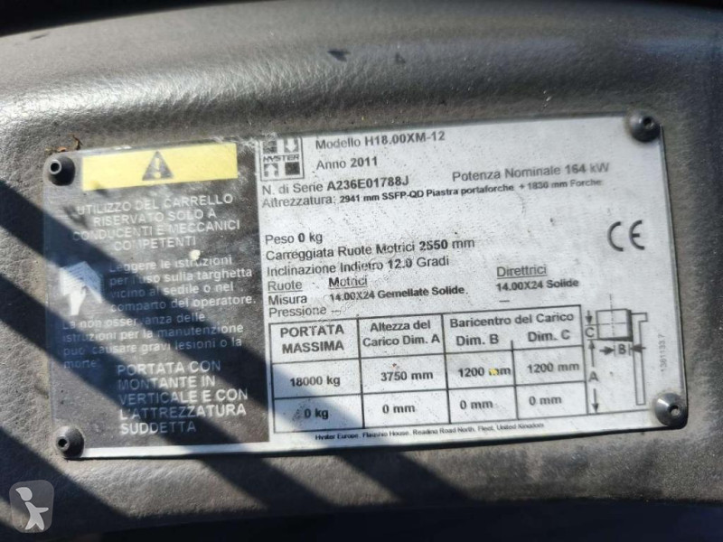 رافعة شوكية Hyster H18.00XM12