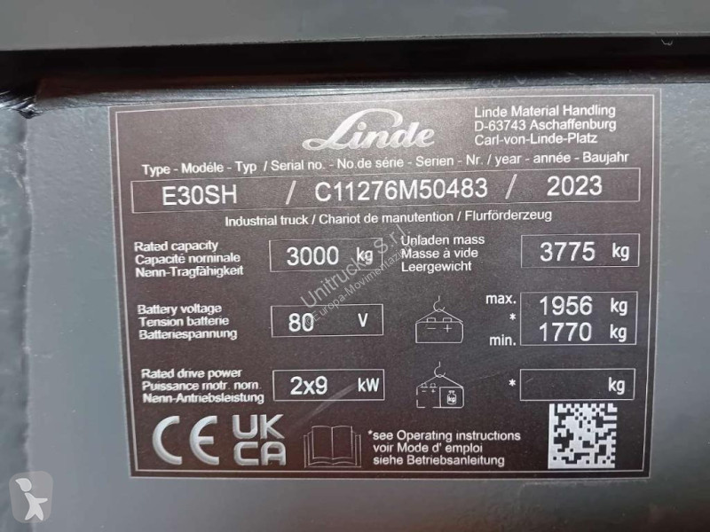 رافعة شوكية Linde E30SH