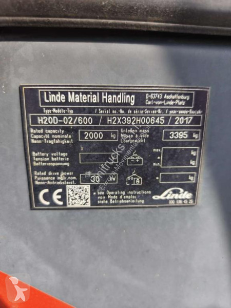 رافعة شوكية Linde H20D-02/600