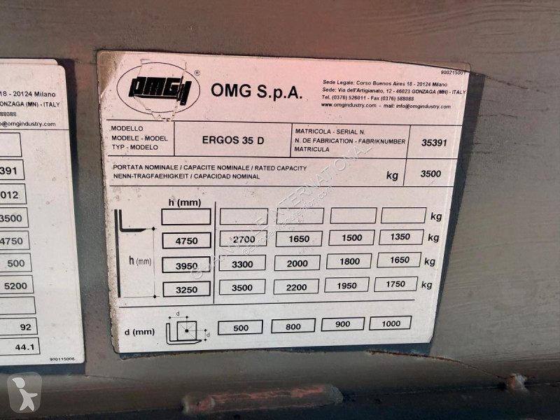 رافعة شوكية OMG  ERGOS 35 D