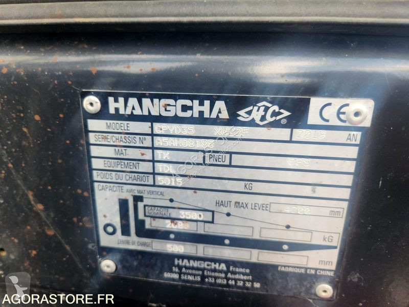 Carretilla elevadora Hangcha CPYD35 XW22F