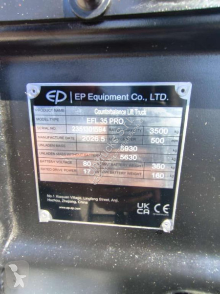 可升降式叉车 EP EFL35 PRO