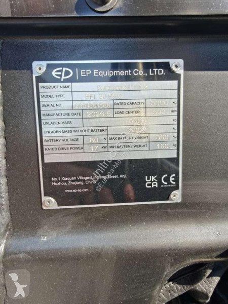 Carretilla elevadora EP EFL30 PRO