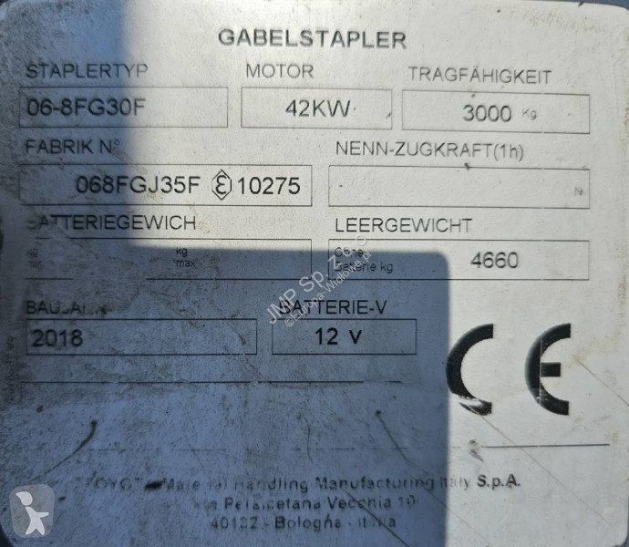 Heftruck Toyota 8 FG 30 F