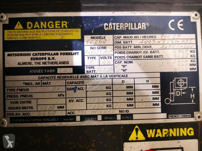 Heftruck Caterpillar  EC25N