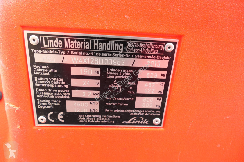 Heftruck Linde P 60 Z Schlepper Batterie 50/2018