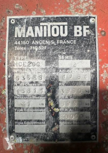 Heftruck Manitou MCE 20 C