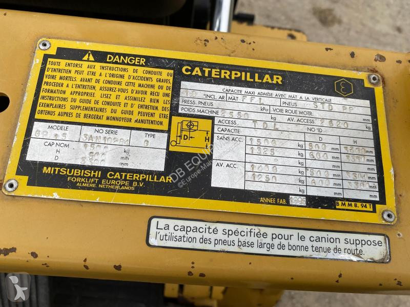 Heftruck Caterpillar  Chariot élévateur GP15