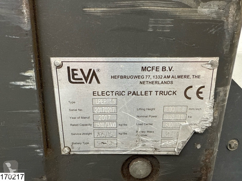 Heftruck  LPEPT1.5 1500 KG, Electric