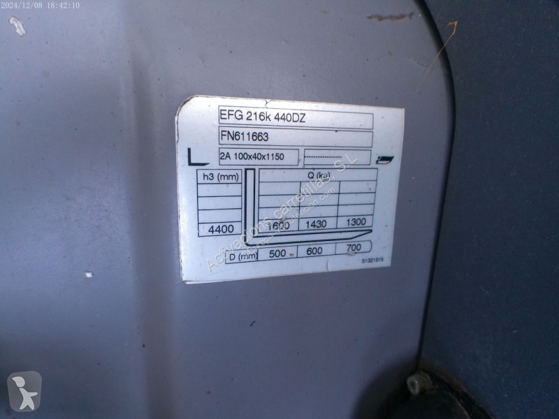 Stivuitor Jungheinrich EFG 216k 440 DZ