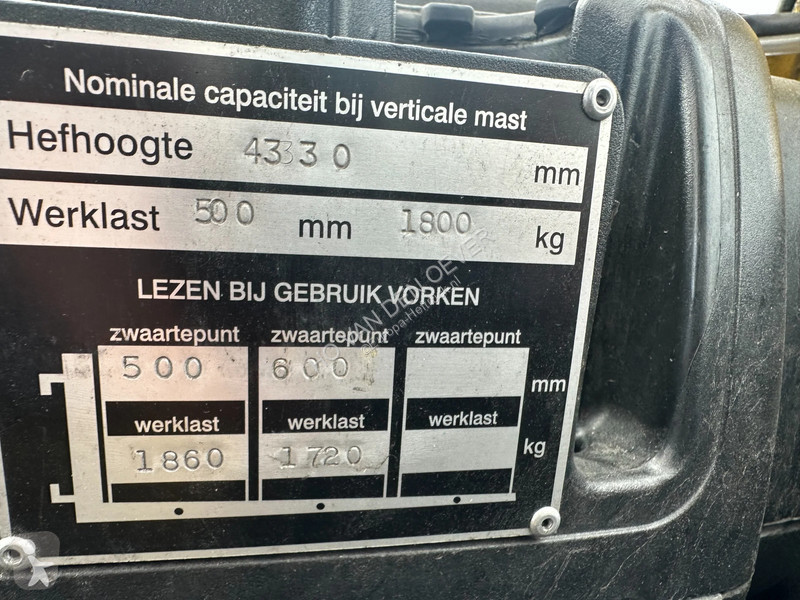 Vysokozdvižný vozík Hyster 2.5 Fortens
