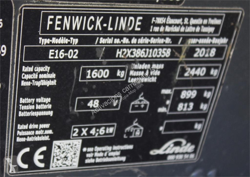 Автопогрузчик Linde