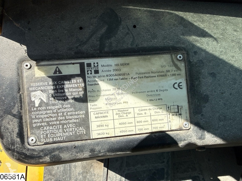 Vysokozdvižný vozík Hyster H450XM